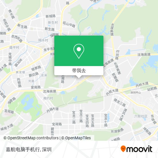 嘉航电脑手机行地图