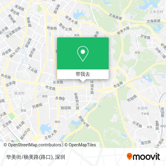 华美街/杨美路(路口)地图