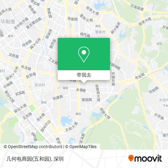 几何电商园(五和园)地图