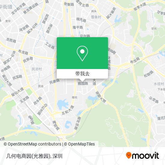 几何电商园(光雅园)地图