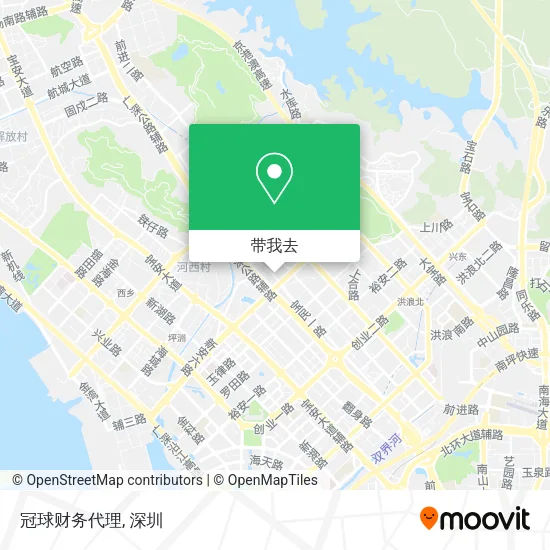 冠球财务代理地图