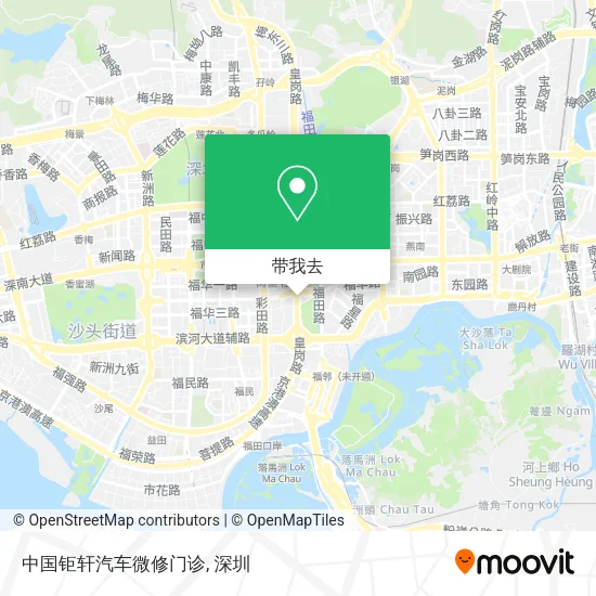 中国钜轩汽车微修门诊地图