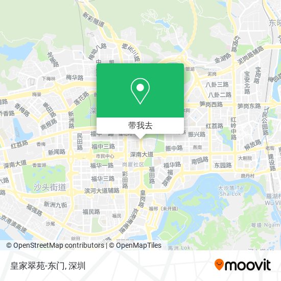 皇家翠苑-东门地图