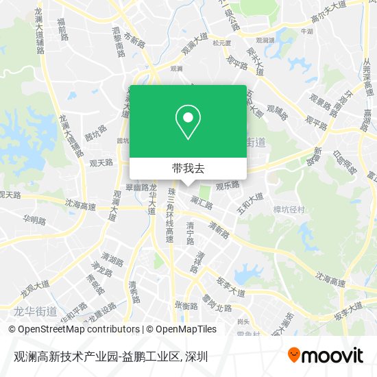 观澜高新技术产业园-益鹏工业区地图