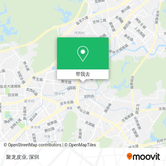 聚龙皮业地图