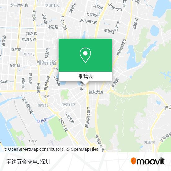 宝达五金交电地图
