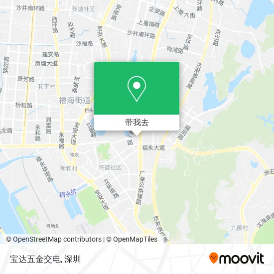 宝达五金交电地图