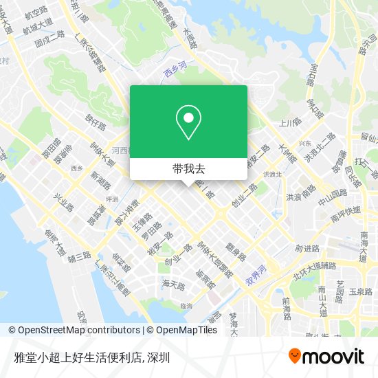 雅堂小超上好生活便利店地图