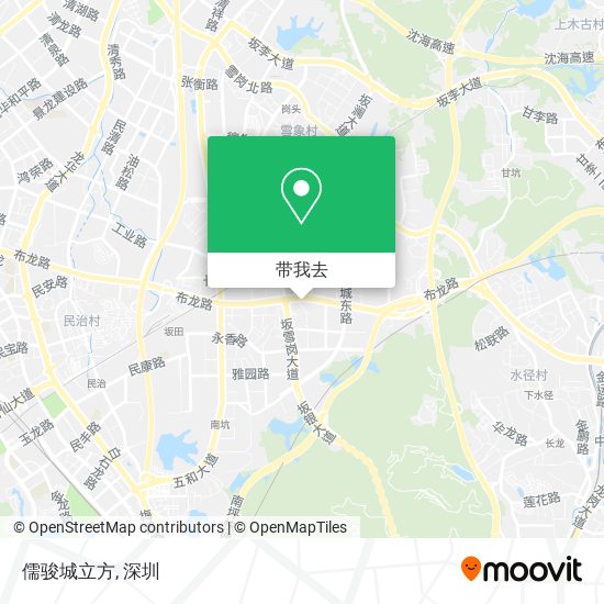 儒骏城立方地图
