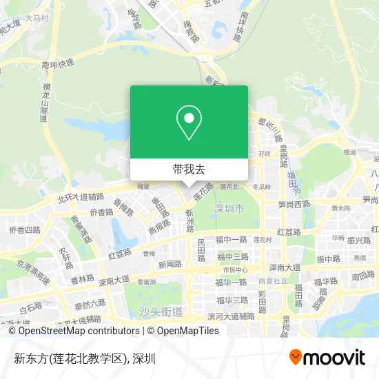 新东方(莲花北教学区)地图