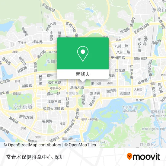 常青术保健推拿中心地图