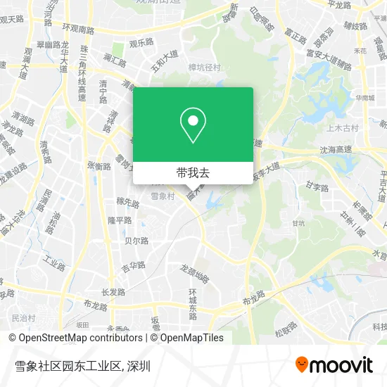 雪象社区园东工业区地图