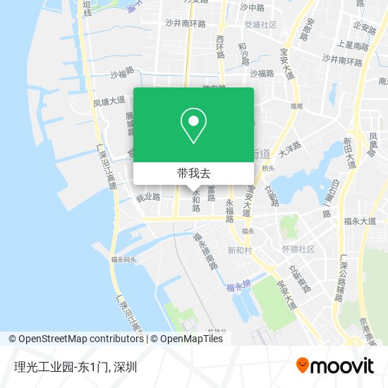 理光工业园-东1门地图