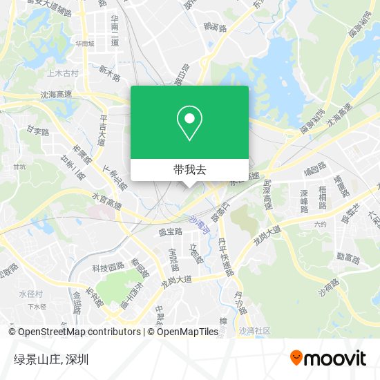 绿景山庄地图