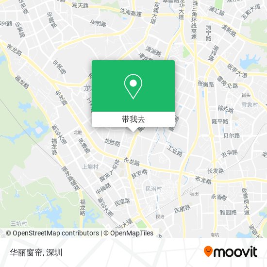 华丽窗帘地图