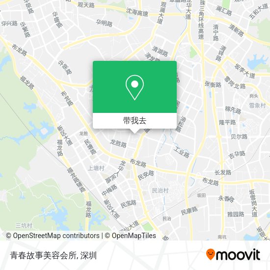 青春故事美容会所地图
