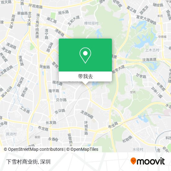 下雪村商业街地图