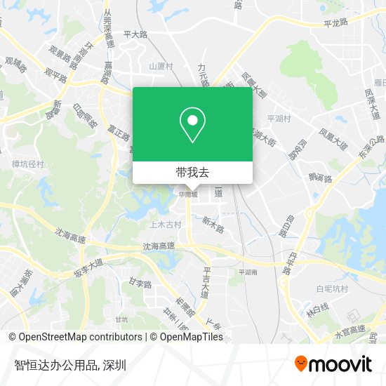 智恒达办公用品地图