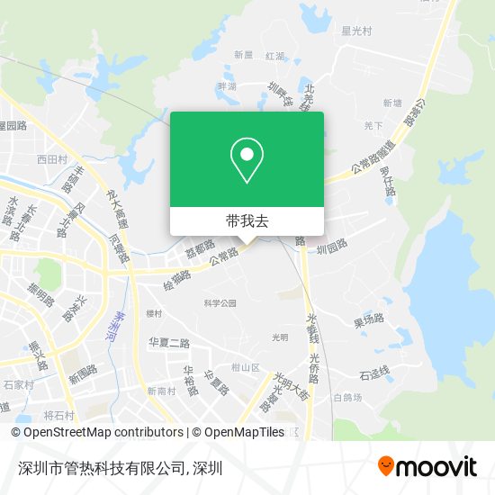 深圳市管热科技有限公司地图