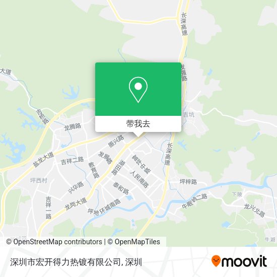 深圳市宏开得力热镀有限公司地图