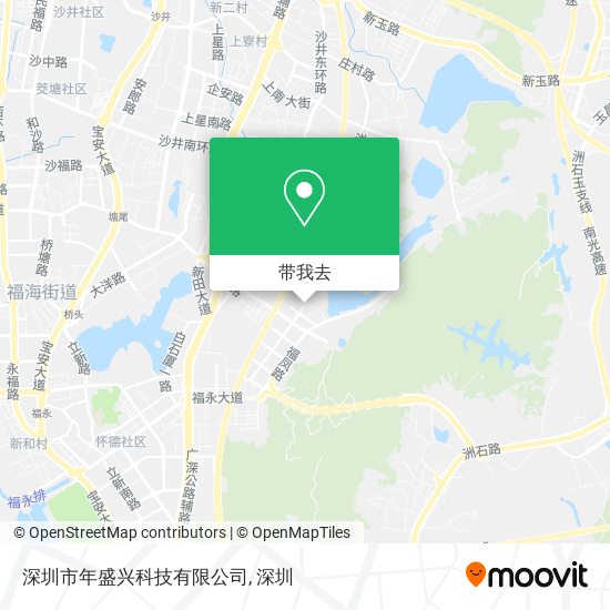 深圳市年盛兴科技有限公司地图