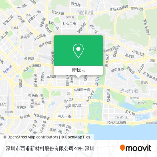 深圳市西甫新材料股份有限公司-2栋地图
