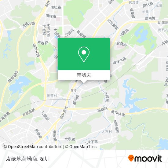 发缘地荷坳店地图