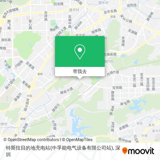 特斯拉目的地充电站(中孚能电气设备有限公司站)地图
