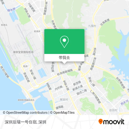 深圳后瑞一号住宿地图
