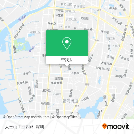 大王山工业四路地图