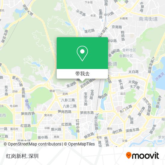 红岗新村地图