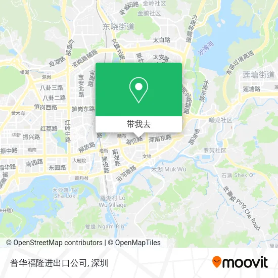 普华福隆进出口公司地图