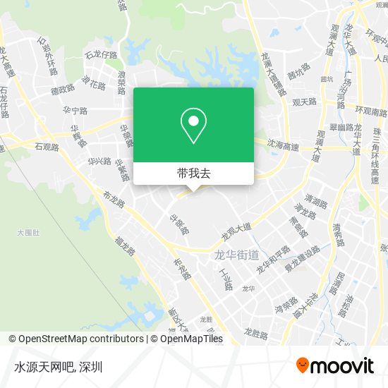 水源天网吧地图