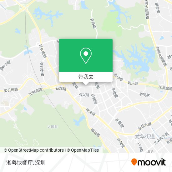 湘粤快餐厅地图