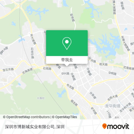 深圳市博新城实业有限公司地图