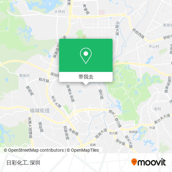 日彩化工地图