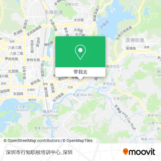 深圳市行知职校培训中心地图