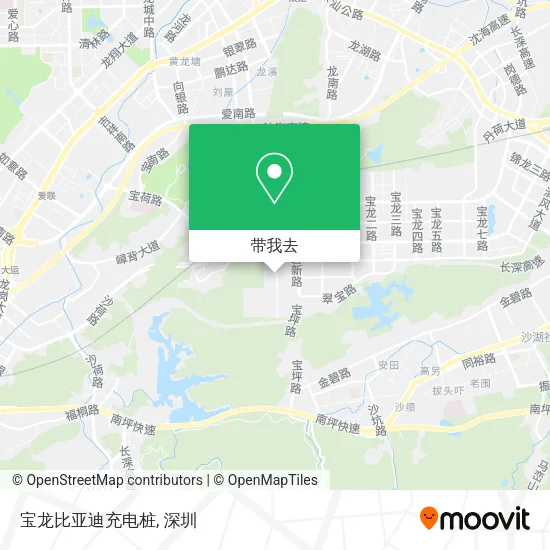 宝龙比亚迪充电桩地图