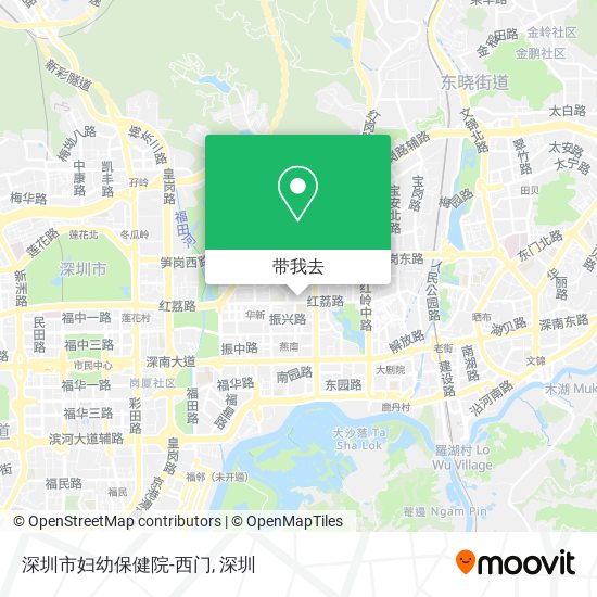 深圳市妇幼保健院-西门地图