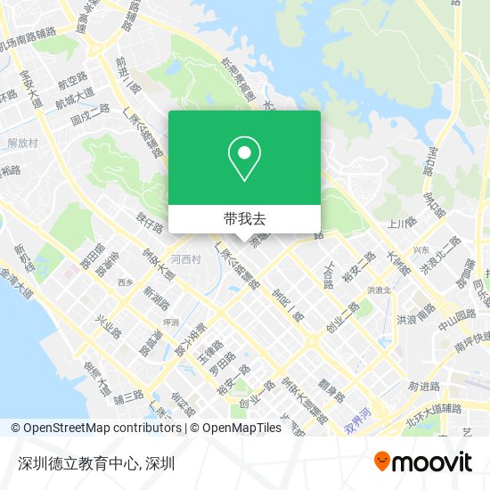深圳德立教育中心地图