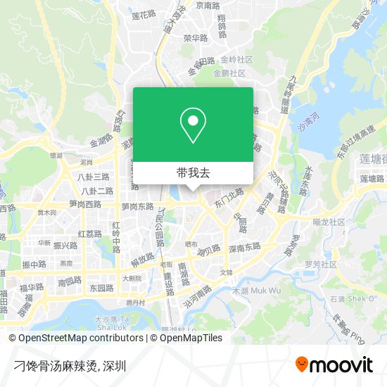 刁馋骨汤麻辣烫地图