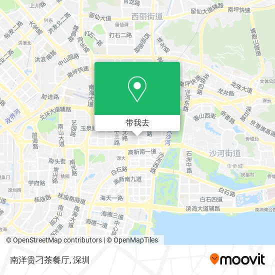 南洋贵刁茶餐厅地图