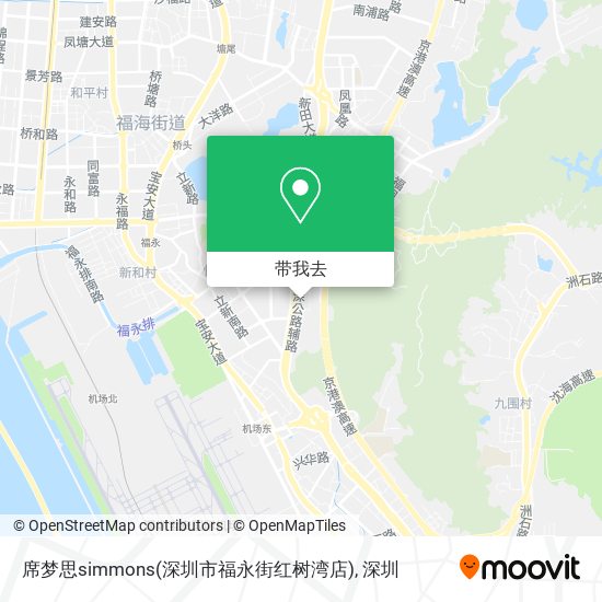 席梦思simmons(深圳市福永街红树湾店)地图