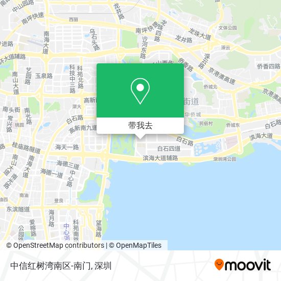 中信红树湾南区-南门地图