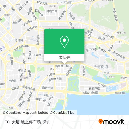 TCL大厦-地上停车场地图