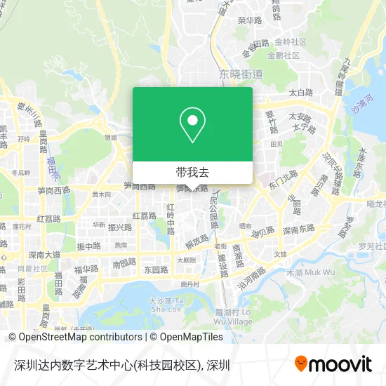 深圳达内数字艺术中心(科技园校区)地图