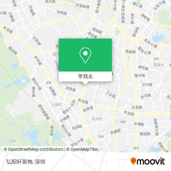 弘阳轩装饰地图