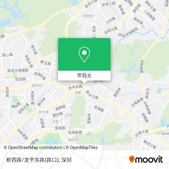 桥西路/龙平东路(路口)地图