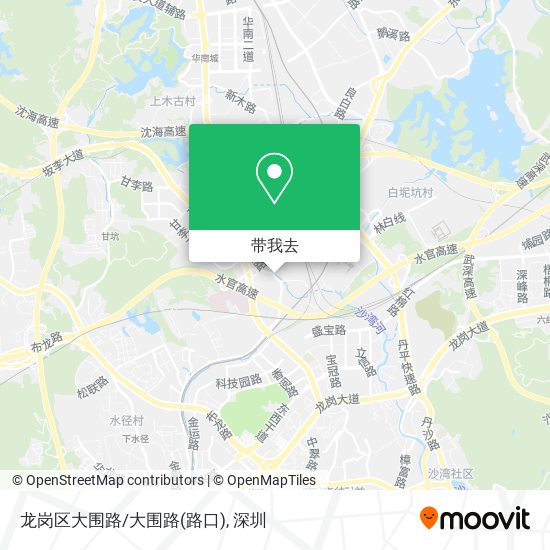 龙岗区大围路/大围路(路口)地图