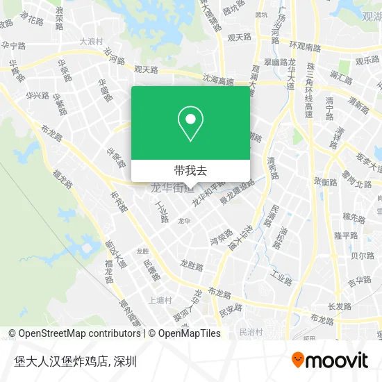 堡大人汉堡炸鸡店地图